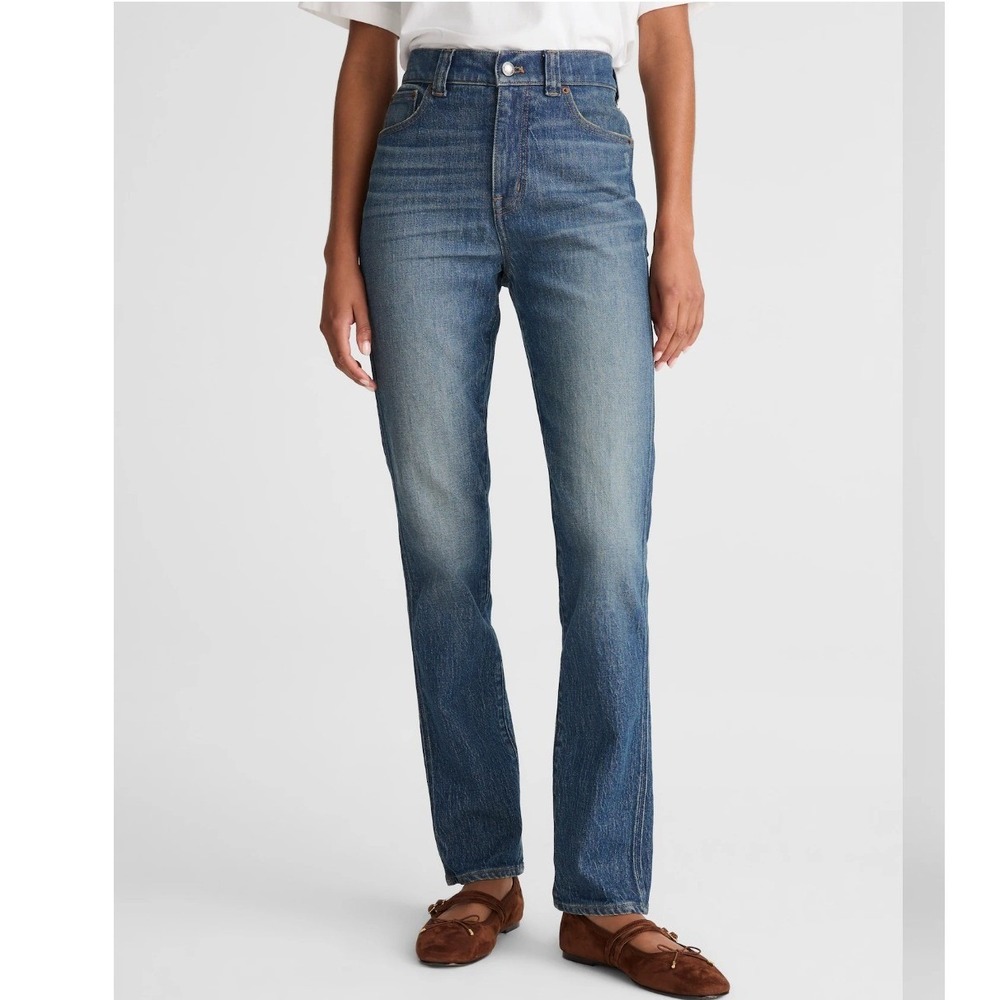 Madewell The Perfect Vintage Jean High Rise Pickaway Wash Blue Denim Size 31 NEW